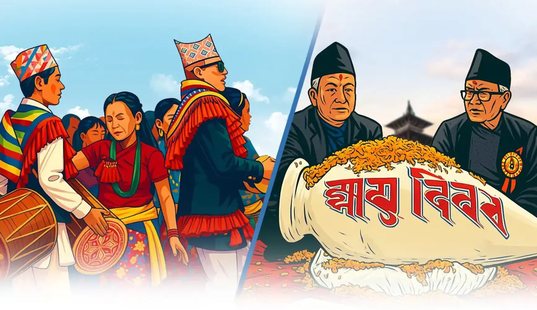 Yomari Punhi and Udhauli Parwa Celebration in Nepal
